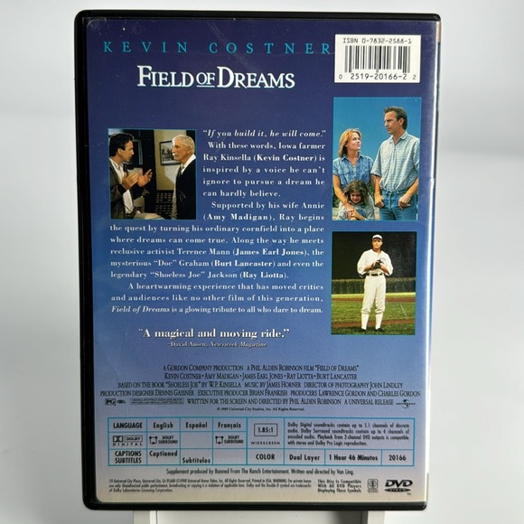 Field Of Dreams. Collector’s Edition. DVD. Kevin Costner. - Picture 3 of 4
